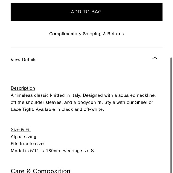 NWT WARDROBE.NYC Off Shoulder Dress - Picture 6 of 7